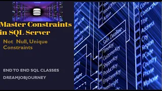 SQL Constraints END TO END Not Null Unique SQL Tutorials in Hindi DREAMJOBJOURNEY