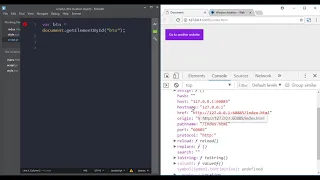 The location object in JavaScript