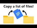 How to Copy a List of Files From One Folder to Another - Windows 11 Batch Script Tutorial