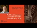 SIRIS Seminar January 14th 2025 Prof Mark Campbell Cornell University