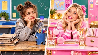 ✨🏠 BUDGET VS LUXURY STUDENT ROOM! Glow-Up Hacks & DIY Makeover | by 123 GO!