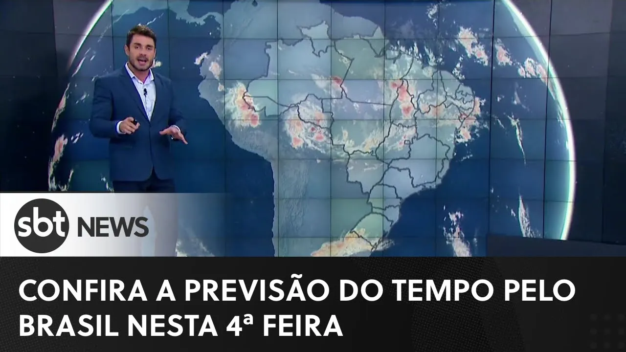 Confira a previsão do tempo pelo Brasil nesta 4ª feira | #SBTNewsnaTV (22/03/23)