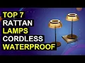 Top 7 Rattan Lamps Cordless Waterproof Best Rattan Lamps Cordless Waterproof