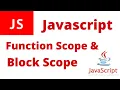 JavaScript Block Scope vs Function Scope Explained