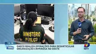 Duas operações do GAECO combatem crimes graves no Oeste de SC