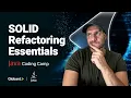 SOLID Refactoring Essentials Java Code Camp Live Coding Sessions