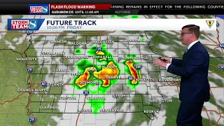 Iowa weather Thunderstorms bring severe weather threat and heavy rain over Iowa