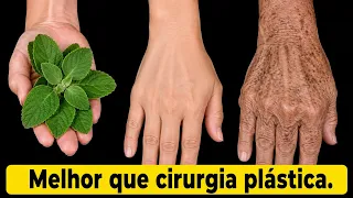 O truque do BOLDO estica pele velha, apaga RUGAS( ruga no pescoço, flacidez,manchas,melasma)