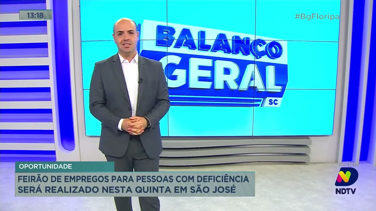 Feirão de empregos para pessoas com deficiência será realizado nesta quinta-feira, em São José