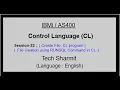 Create table using RUNSQL command in CL program create file in CL program CREATE Table RUNSQL