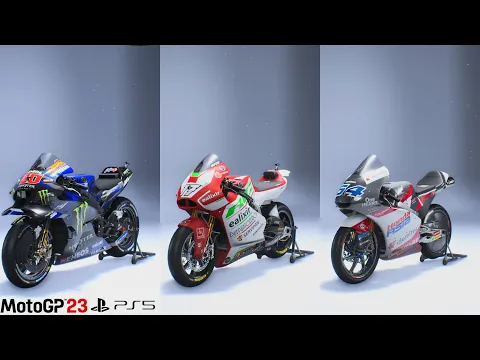 Download MP3 MotoGP 23 - All Bike List - MotoGP Moto2/Moto3 \u0026 Teams Riders [4KPS5]