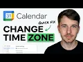 How to Change Time Zone in Google Calendar 2026 Simple Guide