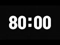 80 Minute Timer 80