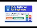 SQL Aliases vs Traditional Naming Arithmetic Operators Explained