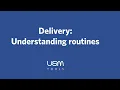 USM Tools - Delivery Understanding routines