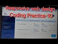 Coding Practice-10 Responsive Web Design CCBP NXTWAVE HTML CSS BOOTSTRAP