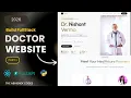 Doctor Portfolio Website using React JS Full Stack Project with FastAPI 1