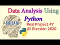 Data Analysis with Python using Pandas datasets US Election 2020 Dataset