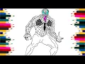 Venom Coloring Pages by Pencils - How to Draw Venom
