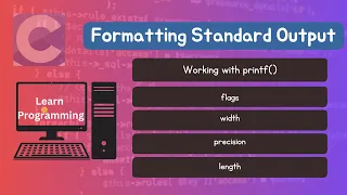 Lecture 8 C programming Mastering printf in C Programming