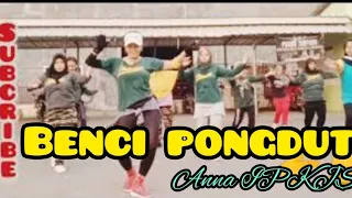 Benci Pongdut //  Senam Kreasi Dangdut Jaipong //  Choreo by. Anna" bae Cirebon