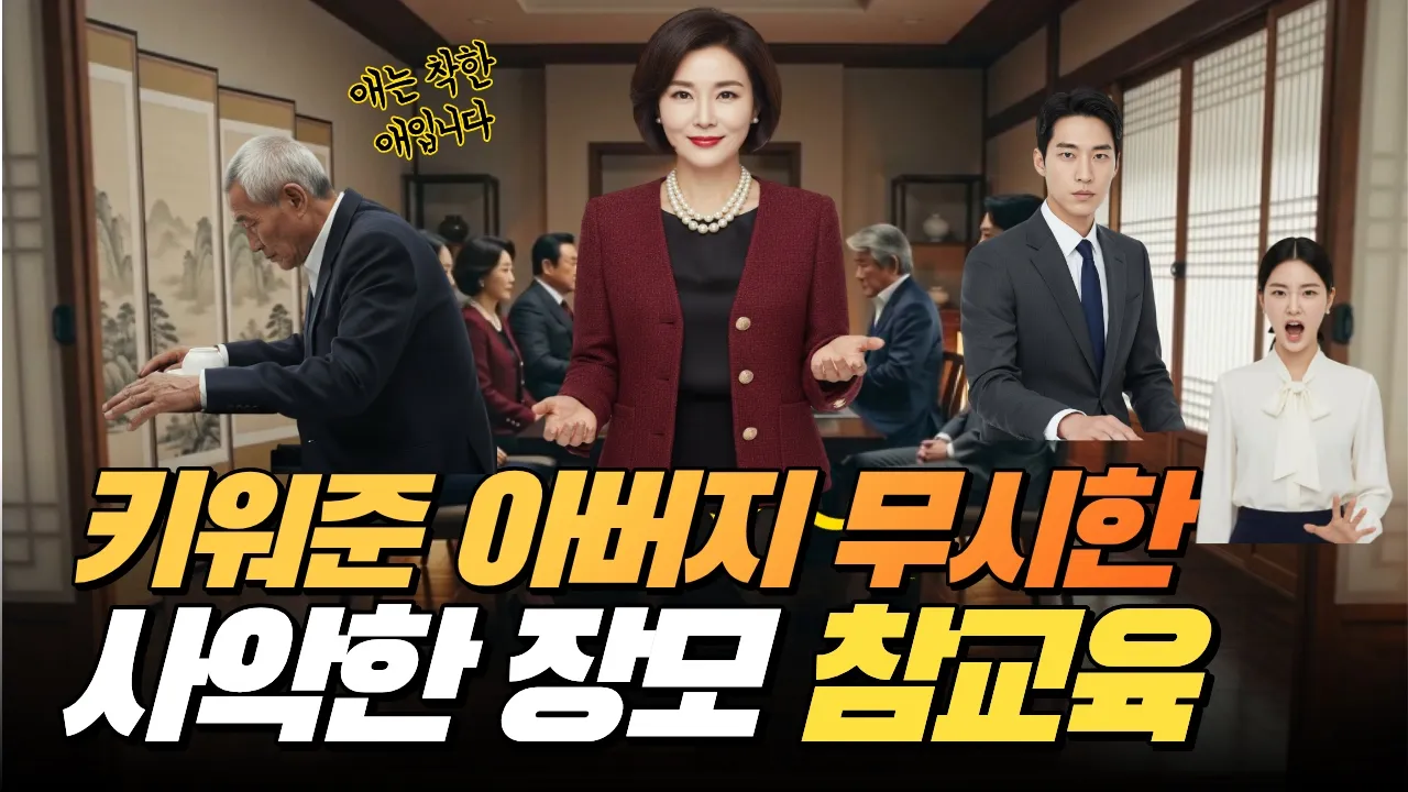아버지를 보고 자랐습니다