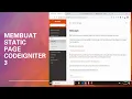 Tutorial Codeigniter Membuat Static Page di Codeigniter 3