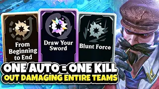 Out-Damaging All 5 Enemies Combined Draw Your Sword Graves ARAM Mayhem
