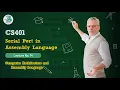 CS401 Lecture 14 Serial Port Programming Computer Architecture Assembly Language