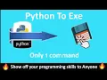 convert python to exe py to exe python projects for beginners Project Maker