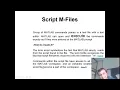 Script files MATLAB