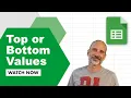 Using the SORTN function in Google Sheets