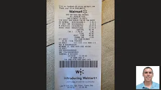 Calculating Tax from my Walmart Receipt