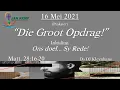 Download Lagu Die Groot Opdrag! Ons doel... Sy Rede!