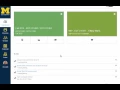 UM-Dearborn Canvas New User Interface