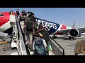 New England Patriots team plane used to get Americans out of the Middle East