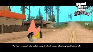 patrick pergi ke kebun binatang gta lucu spongebob