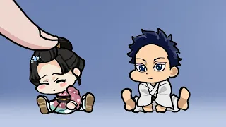 Anime Chibi Demon Slayer vs Finger | ALL COMPLETE 11
