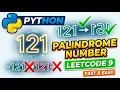 Palindrome Number LEETCODE 9 - Python
