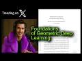 Foundations of Geometric Deep Learning