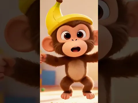 Funny Monkey Song Silly Dance Nursery Rhymes for Kids