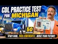 CDL Practice Test for Michigan 50 Real Questions to Pass First Try