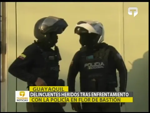 Delincuentes heridos tras enfrentamiento con la policía en Flor de Bastión