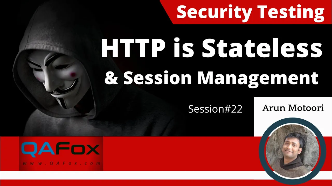 22. Security Testing (Basics) - HTTP is Stateless