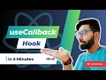 useCallback Hook in 5 Minutes Hindi React Hooks - Az Bytes