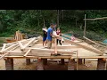 Download Lagu How to build and assemble a beautiful and simple 2-storey wooden house - Harvest mangoes to sell