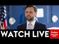 WATCH LIVE: Vice President JD Vance Holds 'Fireside Chat' In Washington, D.C.
