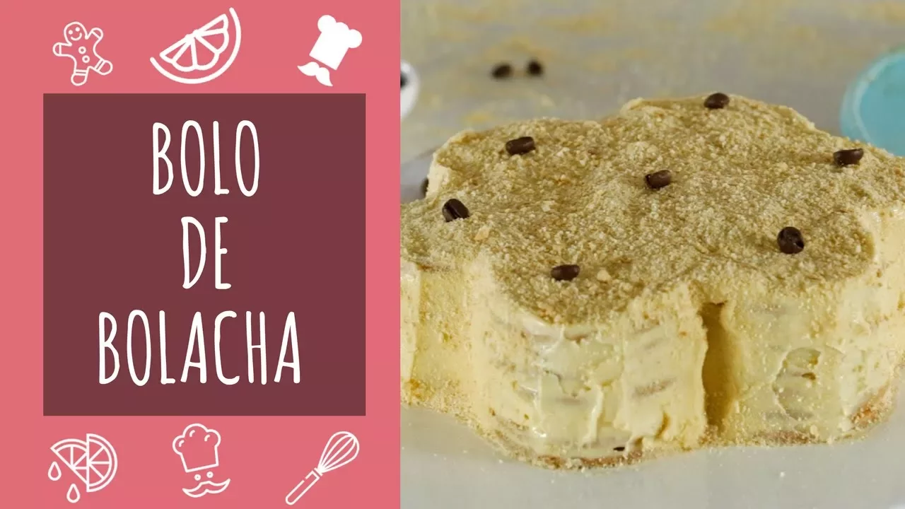 Bolo de Bolacha Maria Especial de Natal