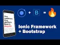 Add Bootstrap to Ionic Framework App - AMAZING RESULTS SURVTECH