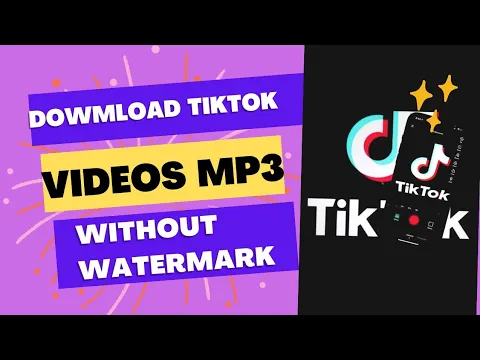 Download MP3 How to Download TikTok MP3 Videos || Download TikTok Videos without watermark #tiktok #creativeideas
